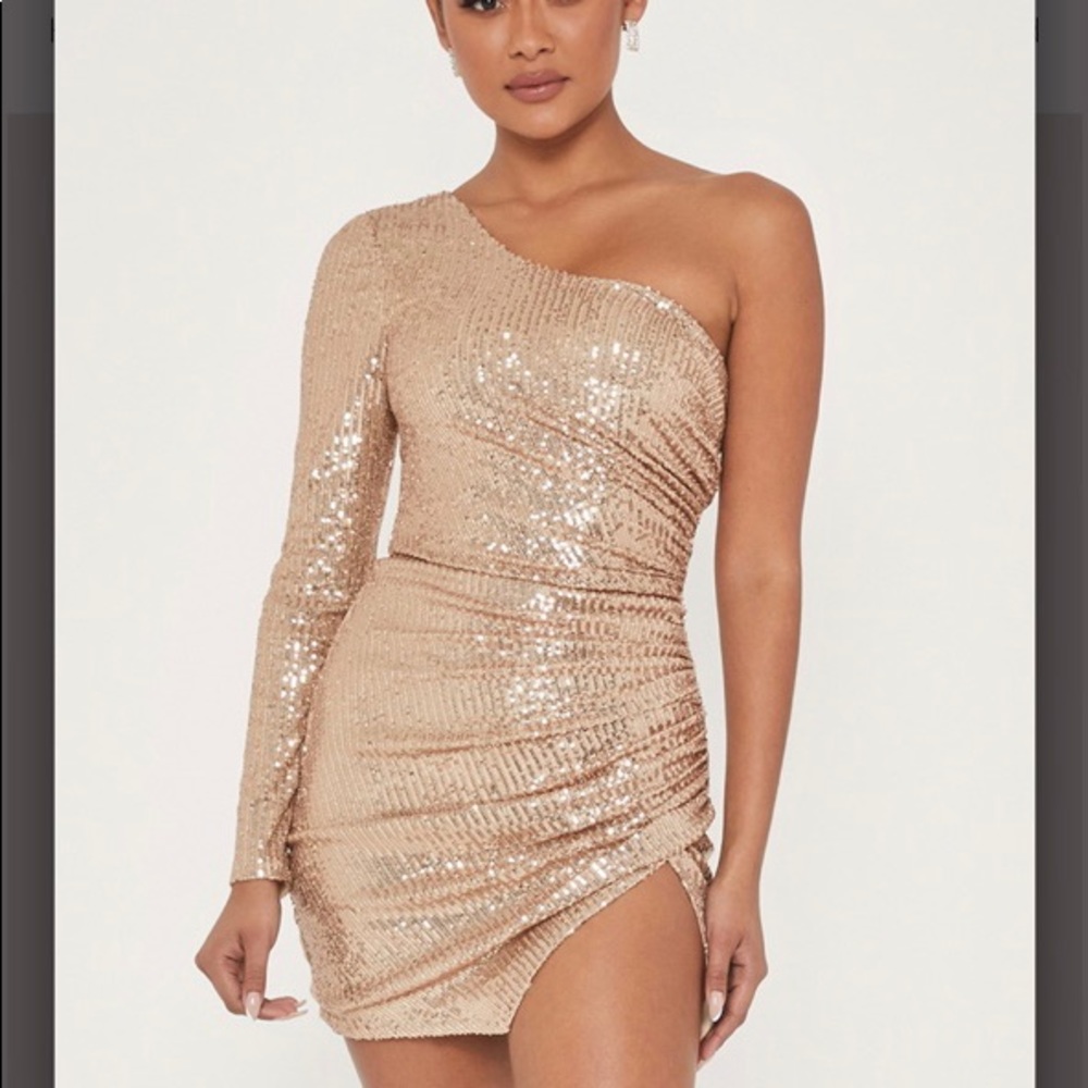 Meshki sequin mini dress